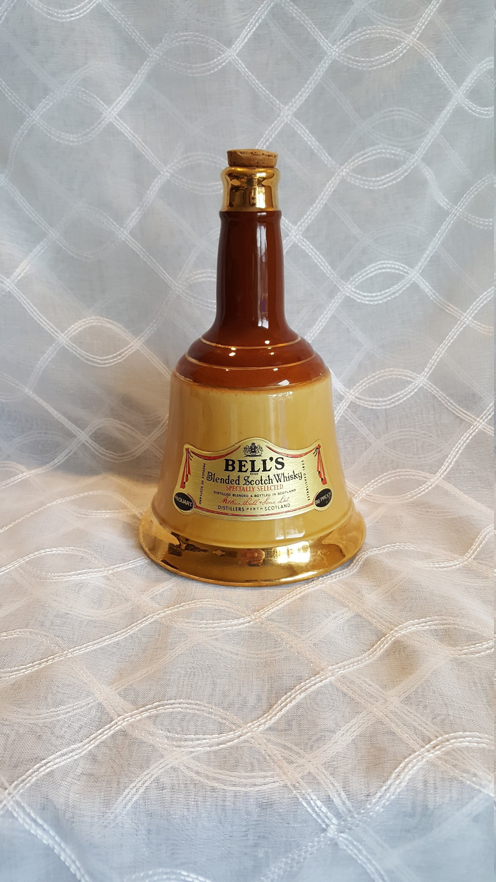 Vintage Bell's Blended Scotch Whiskey Decanter 4/5 Quart Etsy