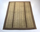 Goat hair rug, patchwork oushak rug, kilim patchwork rug, patchwork carpet, antique rug, decorative kilim rug, organic rug, mohair rug