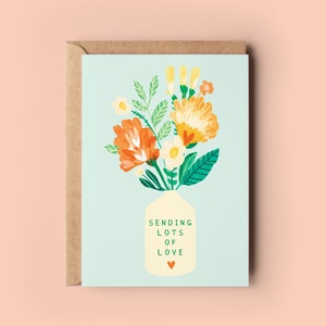 Liefdesbloemen-kaart verzenden | Met medeleven, bloemen Sorry, beterschap, ik wens aan je te denken