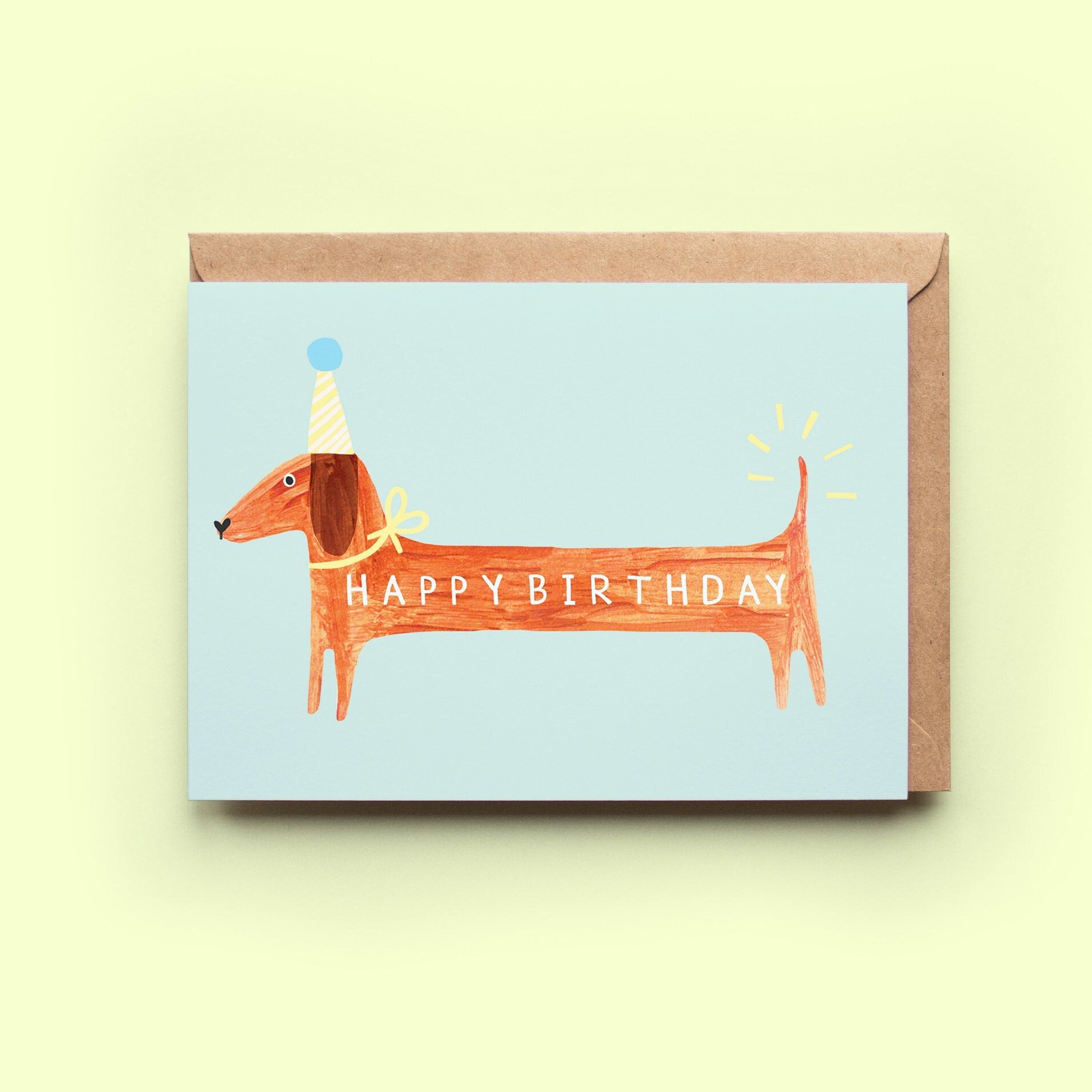 Sausage Dog Birthday Card | Birthday Card Funny Humour Greeting Card ...