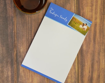 Family Name Notepad | Add Your Own Photo | Family Notepad