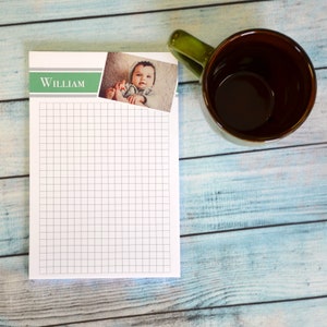 Baby Boy Notepad Giftset | Add Your Own Photo | Family Notepad