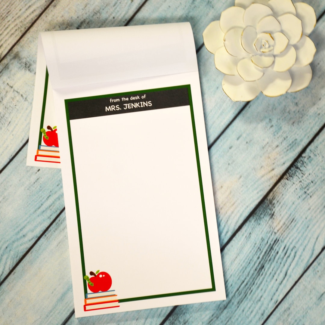 From the Desk of Teacher Notepad | Apple Notepad | Teacher Note Pad ...