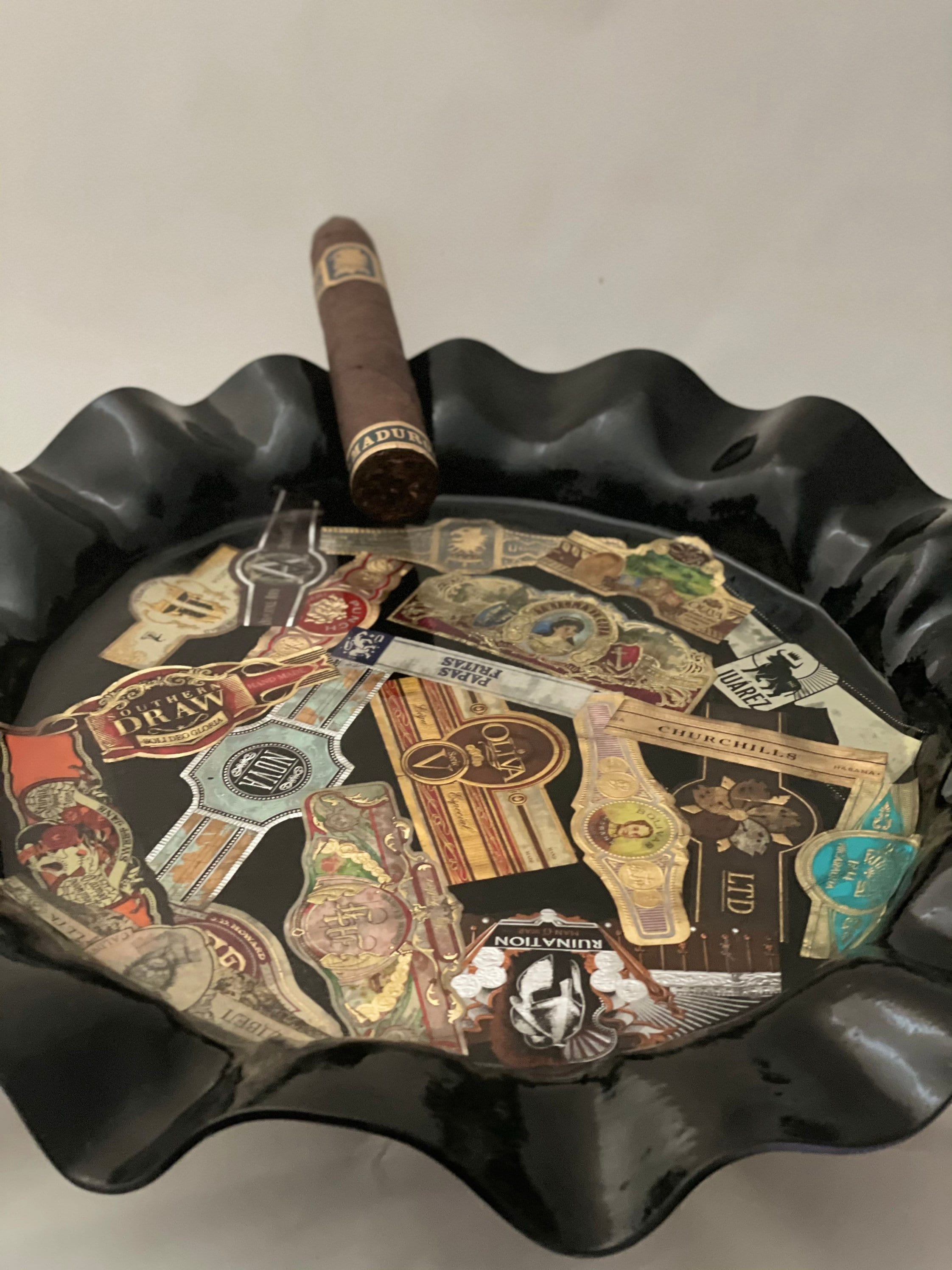 Cigar Band Ashtray Etsy