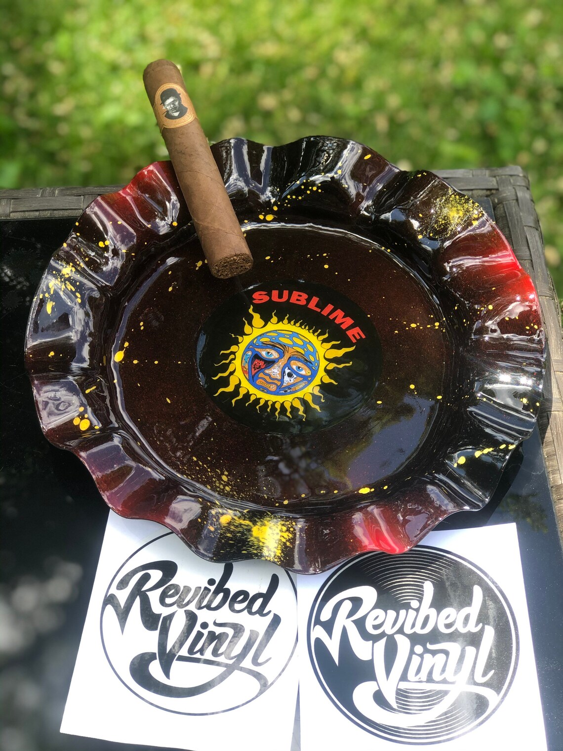 Sublime Ashtray Rolling Tray Decor Ashtray Serving Etsy