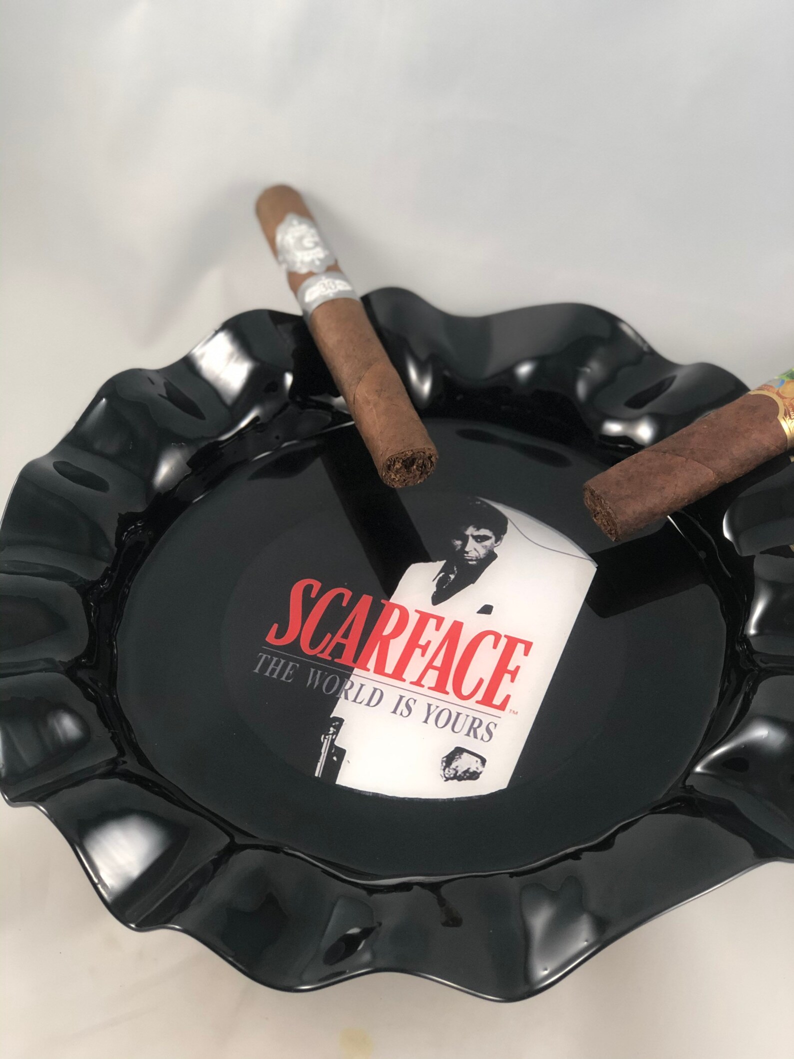 Scarface Ashtray Rolling Tray Decor Etsy