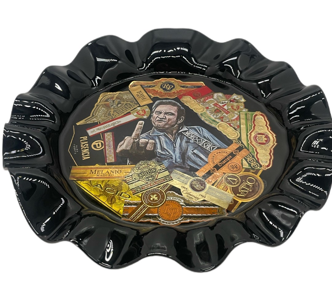 Johnny Cash Cigar Band Ashtray Etsy