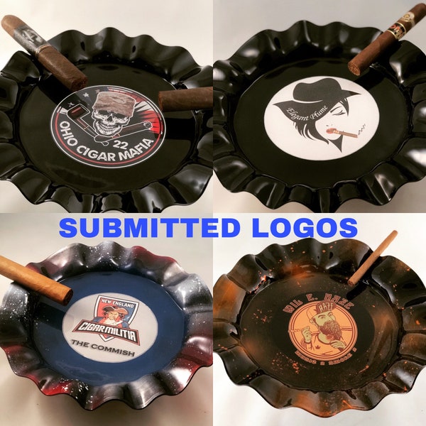 Custom Ashtray Etsy