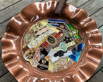 Cenicero de cobre para puros