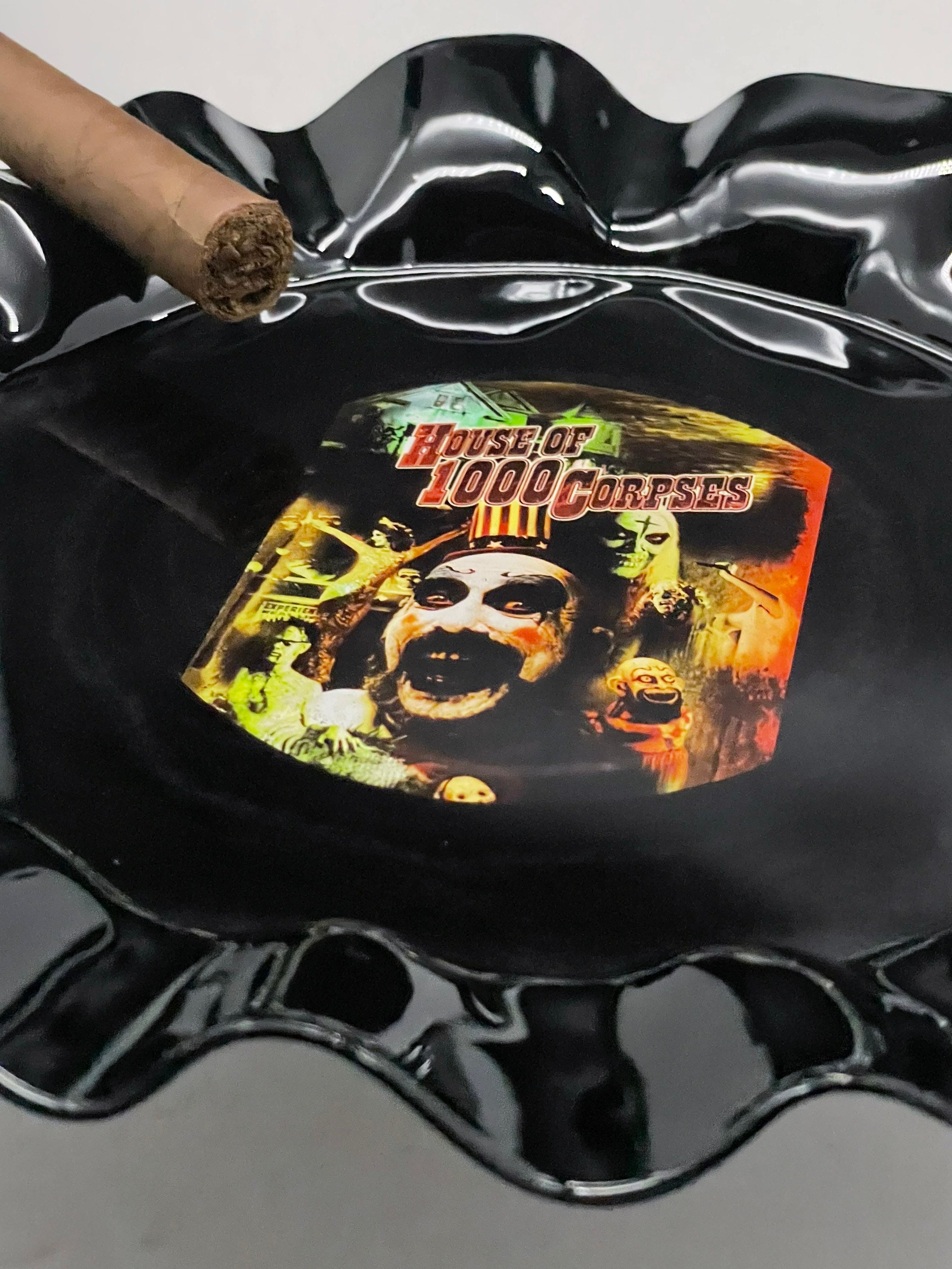 Vintage Dragon Ashtray/Zombie /Teeth of the dragon/Dragon/Gift for