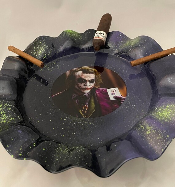 The Joker Ashtray Rolling Tray Handmade Home Decor Candy Etsy