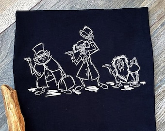 Beware Of Hitchhiking Ghosts, Glow In the Dark Hitchhiking Shirt, Mickey Not So Scary Halloween Party, Disney Halloween Shirt, Hitchhiking