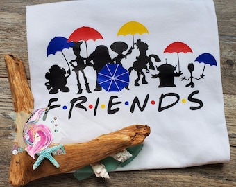 Toy Story Shirt, Friends Shirt, Toy Story Friends Shirt, Funny Disney Shirt, Friends Silhouette Shirt, Forky Shirt, Buzz And Woody Shirt