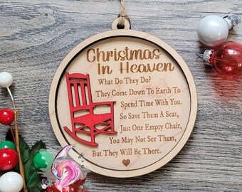 Christmas In Heaven, Little Bit Of Heaven In Our Home, Rocking Chair Ornament, Memorial Ornament 2026, Christmas Ornament 2026, Cardinal