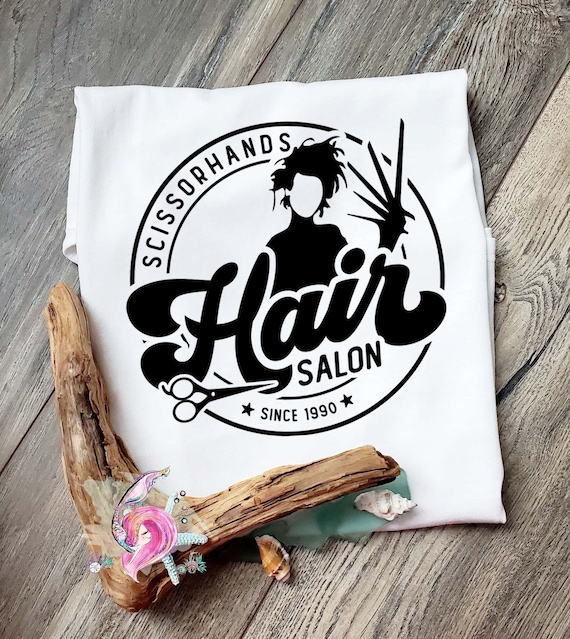 Scissorhands Hair Salon Edward Scissorhands Shirt Burton Etsy