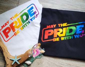 May The Pride Be With You, Gay Pride Shirt, Star Wars Pride Shirt, Rainbow Pride Shirt, LGBTQ Shirt, Pride Shirt 2025, Made In Canada