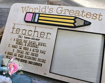 Teacher Note Holder, Teacher Gift,  Desk Accessories, Teacher Appreciation, Year End Gift, Gift for Her, Sticky Note Holder, Note Holder