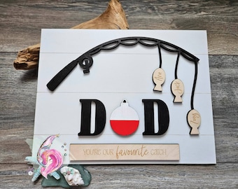 Our Favourtie Catch, Fathers Day Sign, Dad Fishing Sign, Fathers Day 2024, Gift For Dad, Grandpa Fishing, Favorite Catch, Made in Canada