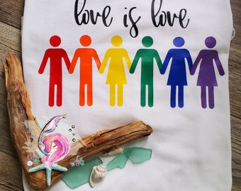 Love Is Love, Gay Pride Shirt, Love Is Love Shirt, Rainbow Pride Shirt, All For Love, LGBTQ Shirt, Pride Shirt, Rainbow Pride, Rainbow Love