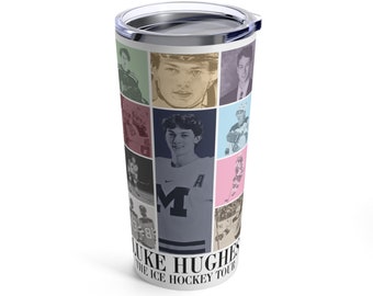 Tour de hockey sobre hielo Luke & Jack Hughes Vaso 20oz