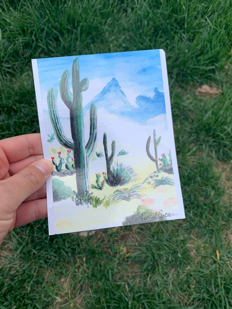 Watercolor Print-cactus