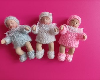 1/12 miniature baby set