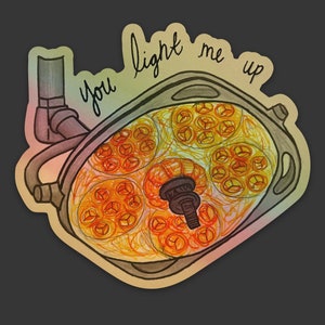 You light me up” operating room light sticker