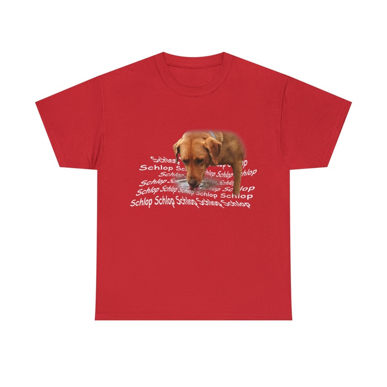 Schlop Dog Drinking Water Meme Tshirt Classsic Unisex Etsy