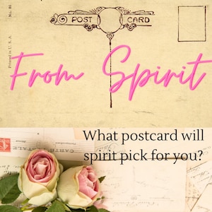 Postkarte von Spirit-Orakel Karte