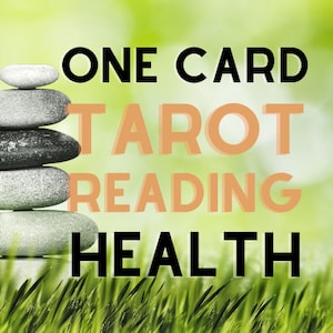 Lectura de salud con una carta del tarot