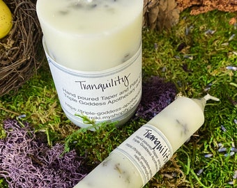 Tranquility Taper or Pillar candle