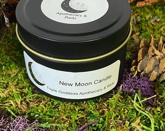 New Moon 4 oz Travel Candle