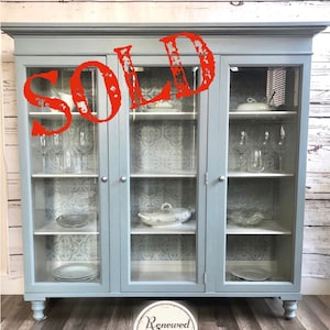 SAMPLE: Standing China Cabinet (SEE DESCRIPTION)