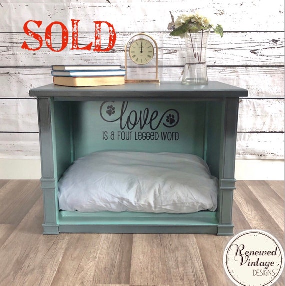 SAMPLE PIECE Side Table Pet Bed Etsy