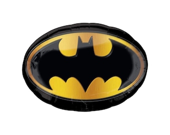27" Batman Emblem Logo Mylar Helium Balloon
