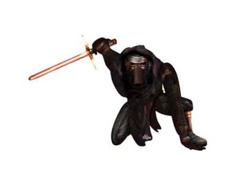 Life-Sized Kylo Ren Airwalker Balloon from "Star Wars