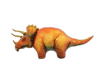 42" Triceratops Mylar Helium Balloon