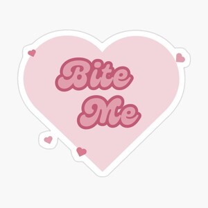 Reneé Rapp Tummy Hurts - Sticker - Bite Me Merch- Bite Me -Song Inspired - Renee Rapp Gift