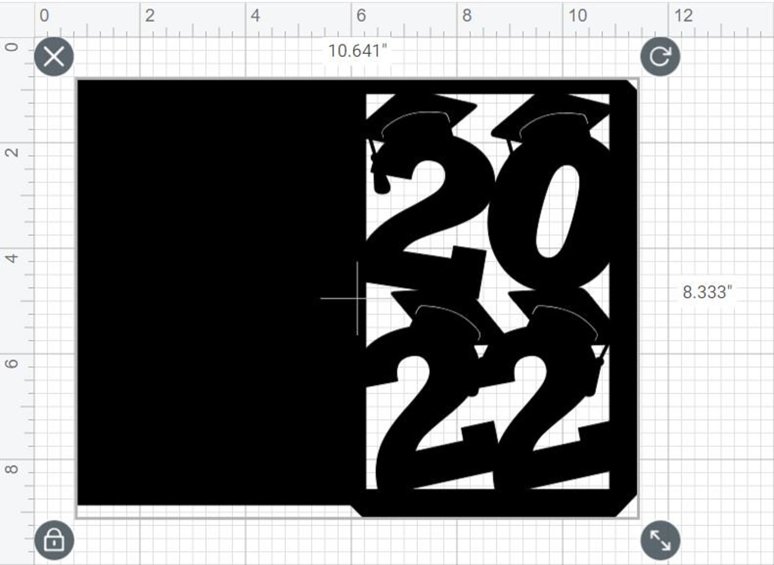 Graduation 2022 SVG Card Template Cricut Cut File Senior 2022 | Etsy