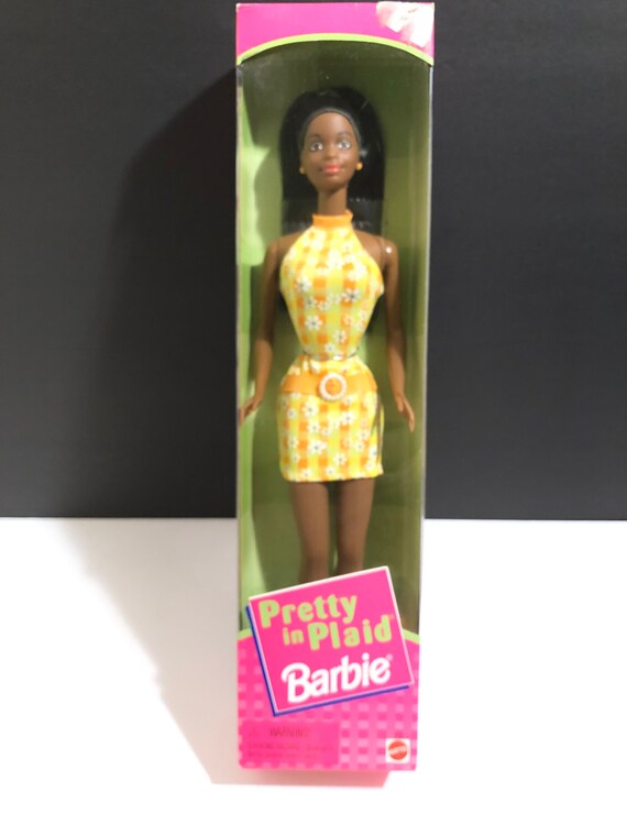 pretty in plaid barbie 1998