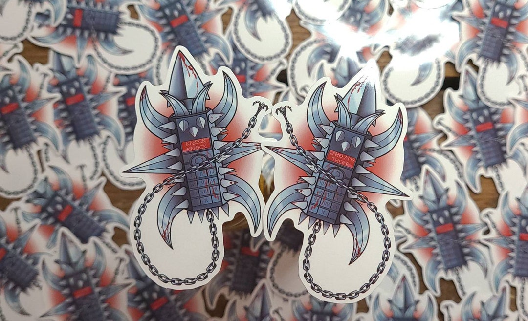 Metalocalypse Death Phone Stickers Etsy