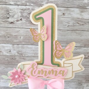 Butterfly Birthday Decor, 1st Birthday Butterfly Cake Topper, Butterfly Cake Topper, Butterfly Party Decorations