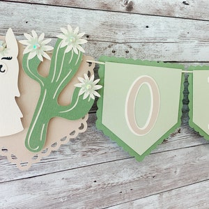 Llama High Chair Banner, Llama 1st Birthday Party Decorations, Llama Party Decorations, Llama Cactus Fiesta Birthday Party