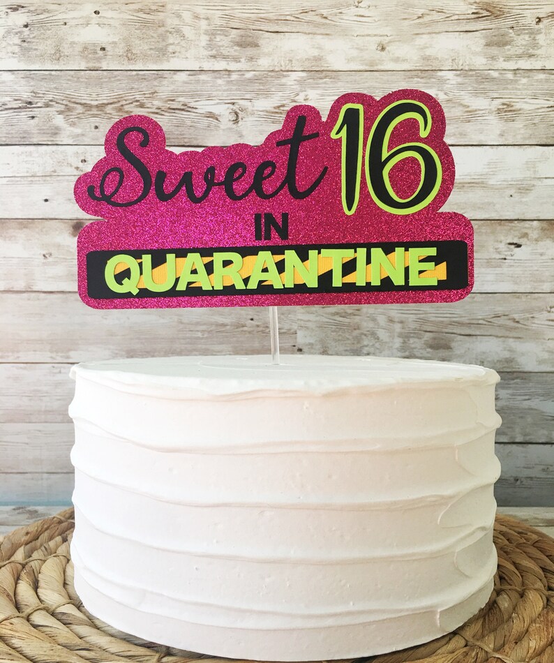 Quarantine Sweet 16 Birthday Party Decorations Quarantine