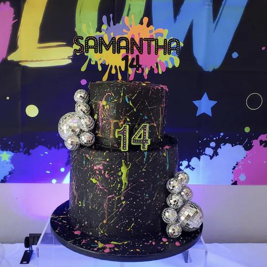 Striscione glitterato personalizzato, decorazione personalizzata per