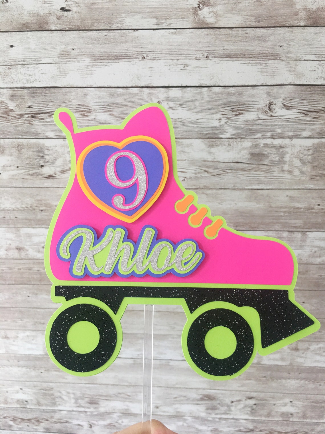 Roller Skate Cake Topper Roller Skating Party Decorations Etsy