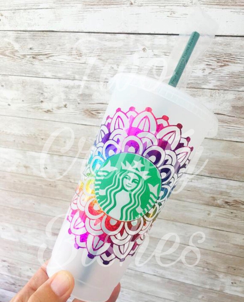 Download Mandala SVG pour Starbucks Venti Cold Cup Fichier SVG | Etsy