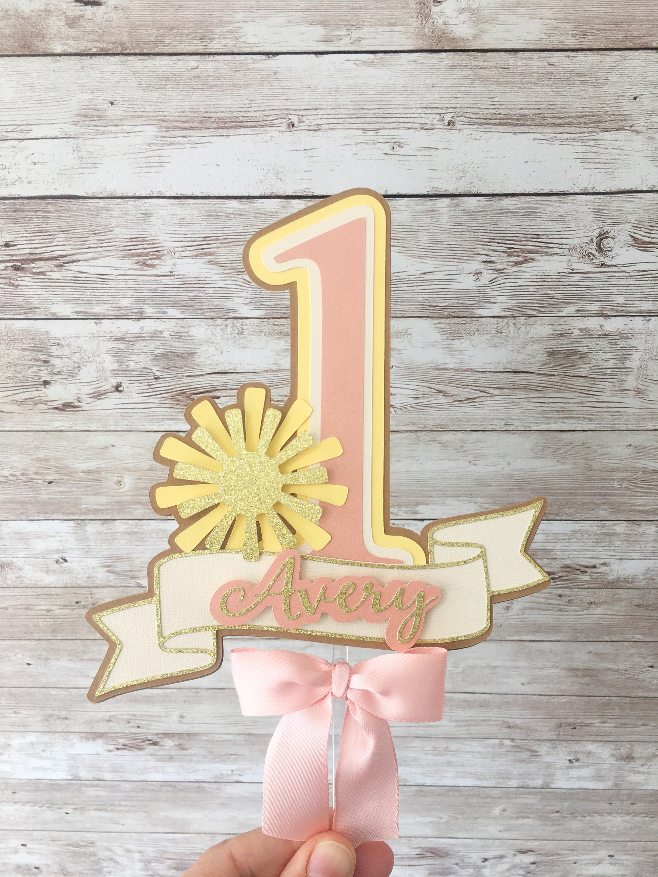 First Trip Around the Sun Decor Sunshine Cake Topper Little Sunshine Party Decor Boho Sunshine 1st Birthday Party Decorations