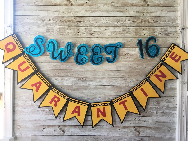 Quarantine Sweet 16 Birthday Party Decorations Quarantine