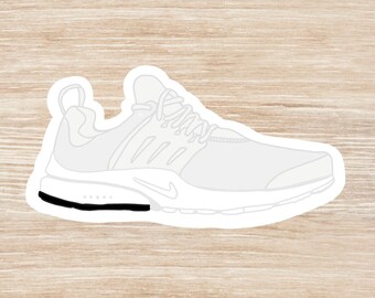 Triple White Shoe Sticker